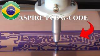 PCB G-CODE ASPIRE - Desenhando na CNC 3018