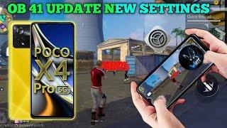 POCO X4 PRO 5G FREE FIRE OB 41 UPDATE NEW SETTINGSNo Rekol SENSITIVITY+HUD DPI