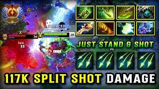 117K SPLIT SHOT DAMAGE DEALT CARRY Medusa | Max 8Slotted Items Build | Just Stand & Shot RIP ALL