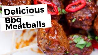 Bomb Barbecue Meat balls You Should Be Making |  Miss Mandi Throwdown