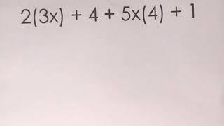 Simplifying Terms