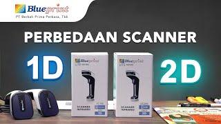 Perbedaan Laser Scanner Infrared Barcode  Blueprint 1D Barcode dan 2D QR Code | BPVID#157