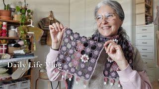 Cozy Daily Life: Yarn Organization   Homemaking &  Growing Avocado Seeds  | Knitting & Crochet