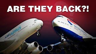 Return of the Giants!  Are the B747's and A380's coming Back?!