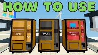 How To Use The New Updated Vending Machine's (Roblox Islands) Tutorial