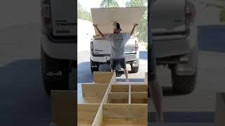 Building the top for the 115kv  Harbor Freight assembly table |#woodworking