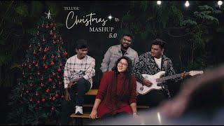 Telugu Christmas Mashup 5.0 || Official Video II Merlyn Salvadi, Blessy Simon & Team II 2024