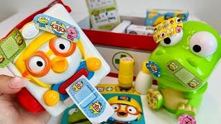 [Toy ASMR] Pororo Band-Aid & Medicine Box ASMR Satisfying Unboxing video | Satisfying Toy ASMR