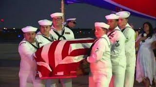 Body of fallen Norfolk sailor Angelina Resendiz arrives in Harlingen, Texas