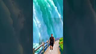 Vfx Edit WaterFalls Background | Trending | Reels # shorts