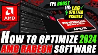 How to Optimize AMD Radeon Settings For GAMING & Performance The BEST SETTINGS GUIDE 2024