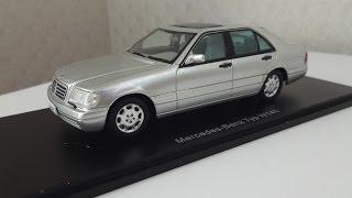 Mercedes S500 W140 масштабная модель Spark и цинковая чума