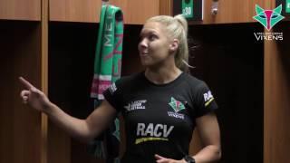 Behind the scenes tour of Melbourne Vixens room
