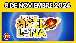 Resultado de ASTRO LUNA hoy viernes 8 de noviembre del 2024 