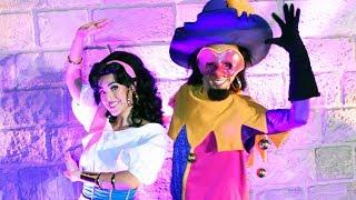 Esmeralda and Clopin Meet & Greet at DVC Moonlight Magic Special Event at The Magic Kingdom 2018