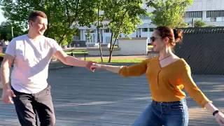Sergey Khakhlev Anastasiia Babakhan Improvisation West Coast Swing Moscow