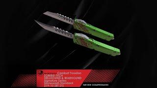 MICROTECH Combat Troodon ZOMBIET-ECH HELLHOUND & WARHOUND Signature Series 219-10 SET ZTS