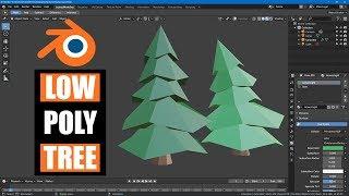 Blender Low Poly Tree Tutorial | Low Poly Landscape Part 1