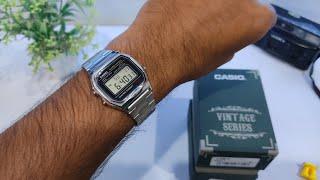 Casio A158wa vintage watch unboxing | Casio vintage watch 158WA