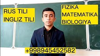 Fazliddinov Diyorbek o'quv markaziga qabul boshlandi