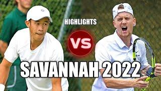 Jason Jung vs Alex Rybakov SAVANNAH 2022 Highlights