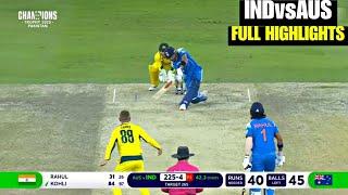 INDIA VS AUSTRALIA SEMI FINAL CHAMPIONS TROPHY FULL HIGHLIGHTS | INDvsAUS highlights | CT 2025