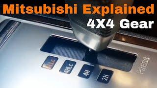 How to use Mitsubishi Super Select 4WD II [2H, 4H, 4hlc, 4llc]