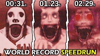 PETAPETA: School of Nightmares - World Record Speedrun (All Modes) | Roblox