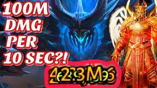 HIGHEST SOLO DPS BUILD? 100M+DMG PER 10 SEC - DIABLO IMMORTAL - CRUSADER