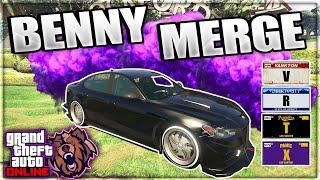 GTA 5 Online - Car To Car BENNY/F1 Merge! Make Your Own MODDED Cars! Patch 1.69 (GTA V Glitches)