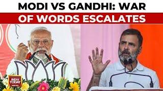 Modi Vs Gandhi: PM Modi Accuses Congress Of Caste Divide, Rahul Gandhi Retaliates | India Today