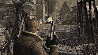 Resident Evil 4 - Village Fight & Chainsaw Man (4K 60FPS)