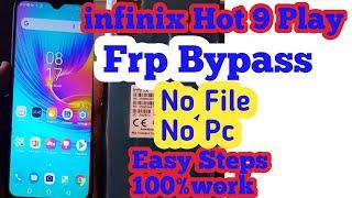 Infinix Hot 9 Play Frp Bypass | Infinix X680B Google Account Unlock | x680b frp