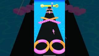 Orange Man vs Pink StickmanFunny Race Color #shorts #funny #games