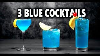 3 Easy Blue Cocktails