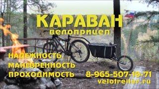 Велоприцеп, велотрейлер "Караван" трансформер. НАДЁЖНОСТЬ! МАНЁВРЕНОСТЬ! ПРОХОДИМОСТЬ!