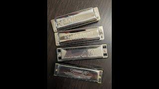 Comparing Harmonicas: Hohner "Special 20", Lee Oscar, Bushman "Delta Frost"  & Suzuki "Manji"