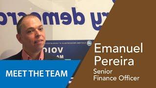 Emanuel Pereira - Senior Finance Officer