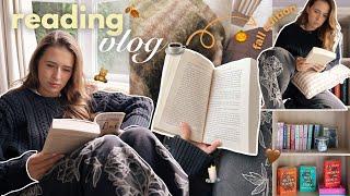 Reading my autumn tbr & feeling cosy ️ I fall reading vlog