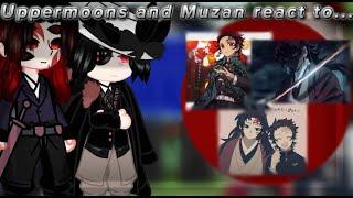 —{Uppermoons and Muzan react to Tanjiro and Yoriichi 1/?}—{English\/Russia}—