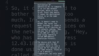Sending Data within the same Network using The router and switches