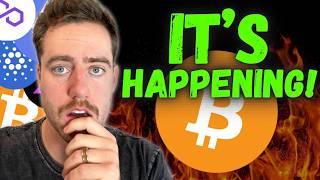 BITCOIN IS FALLING! LIQUIDATIONS CASCADING!!