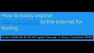 ngrok  -  a simple utility for quick testing over the internet even with http://localhost