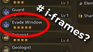 How many I-Frames does Evade Window gIve you? - MH Wilds