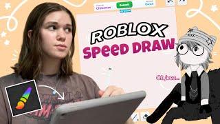 Artist plays ROBLOX speed draw