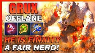 They finally NERFED the MOST OPPRESIVE HERO in offlane! - Predecessor Grux Gameplay