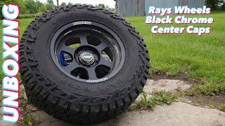 UNBOXING & INSTALL | Rays Wheels Black Chrome Center Caps For VOLK RACING TE37XT | Toyota 4Runner