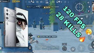 RED MAGIC 9 PRO PUBG TEST  | 120 FPS 28 KILLS ‍