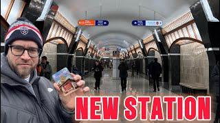 ST. PETERSBURG NEW METRO STATION  *Gornyi Institut* Despite SANCTIONS