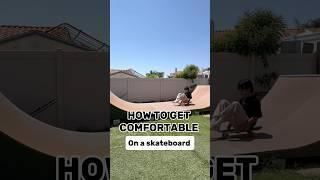 How to get comfortable on a skateboard #sk8 #skateboarding #skateboard #skate #beginner
